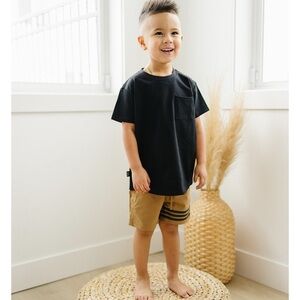 Olive + Scout Black and Tan Kids Matching Set